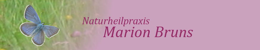 Seitentitel/Logo: Heilpraktikerin Marion Bruns